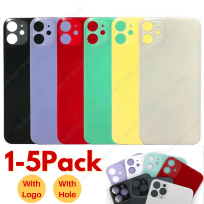 Back Glass Replacement Big Hole For iPhone SE XR X XS 11 12 13 14 15 Pro Max Lot