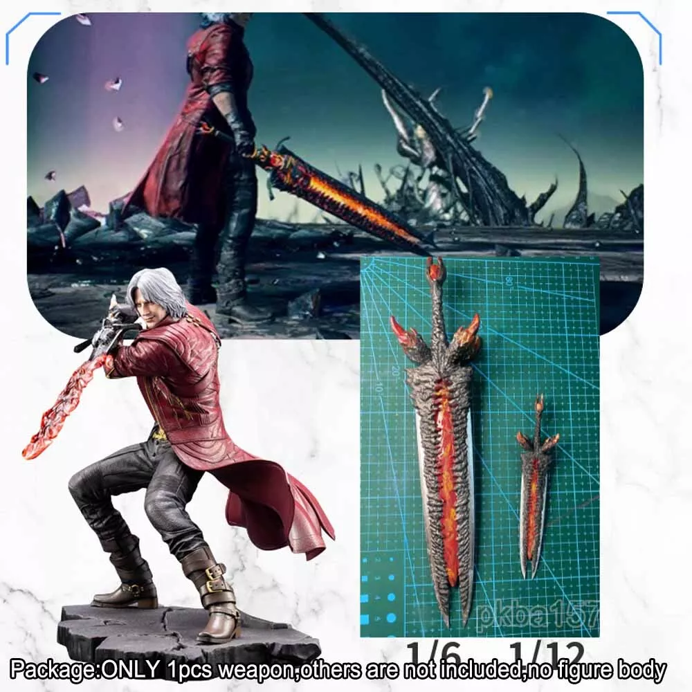 Devil May Cry 5 Dante Rebellion 3D Printing Sword Cosplay Weapon Prop