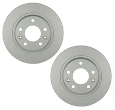 Bosch Pair Set of 2 Rear 280mm Disc Brake Rotors For Ford Lincoln Mazda Mercury