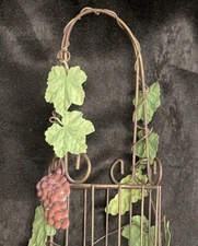 Brand New Decorative Wire Cabernet Wine Bottle Cork Holder