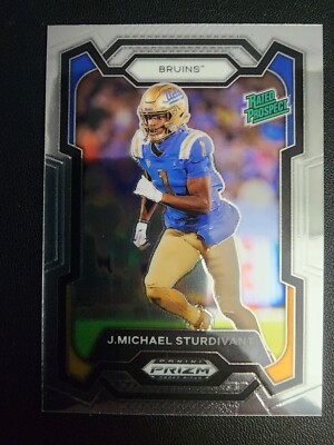 J. MICHAEL STURDIVANT 2024 PANINI PRIZM RATED ROOKIE #195 UCLA BRUINS FOOTBAL RC