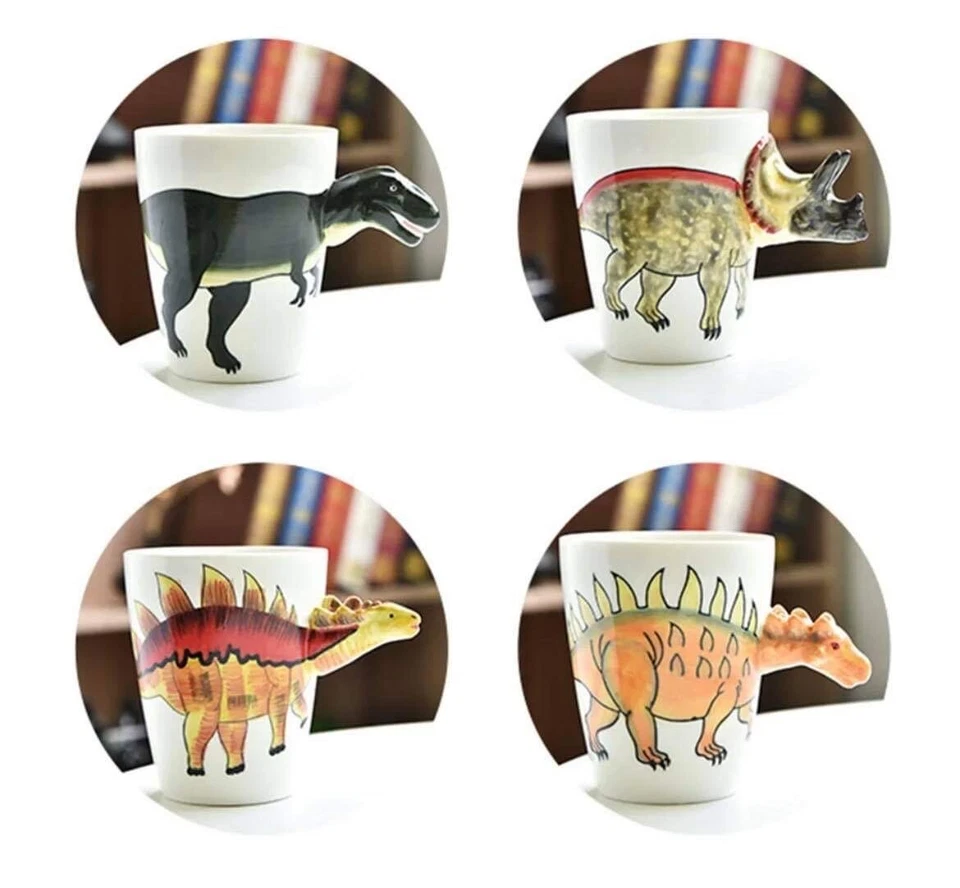 Dinosaurio Creativo 3D Novedad Tazas/Taza - Té Café Niños Regalo Foto 2 de 2