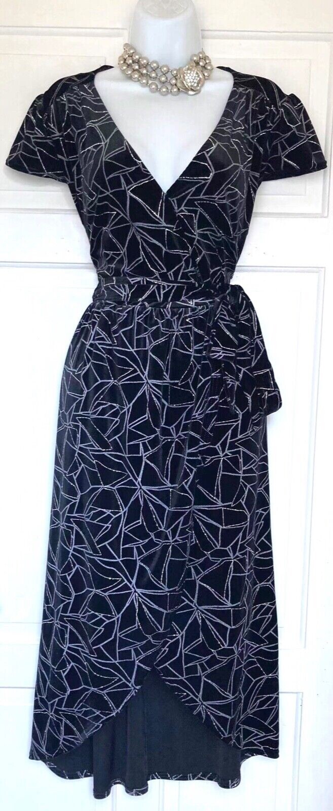 STUNNING QUIZ SHIMMERING GLITTERING PARTY OCCASION DRESS SIZE 18 eBay