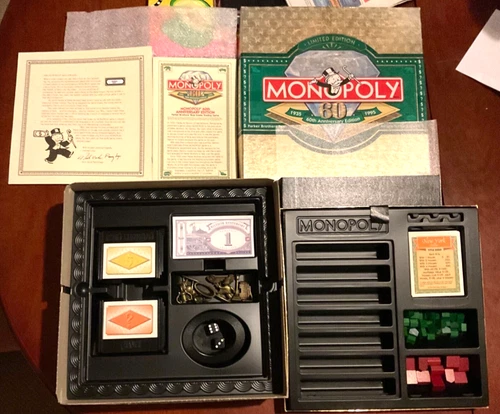 Monopoly 60th Anniversary Edition No Play Wear