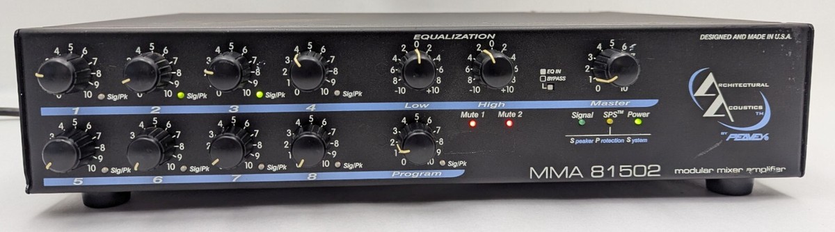 Peavey Architectural Acoustics MMA 81502 8-Channel Modular Mixer
