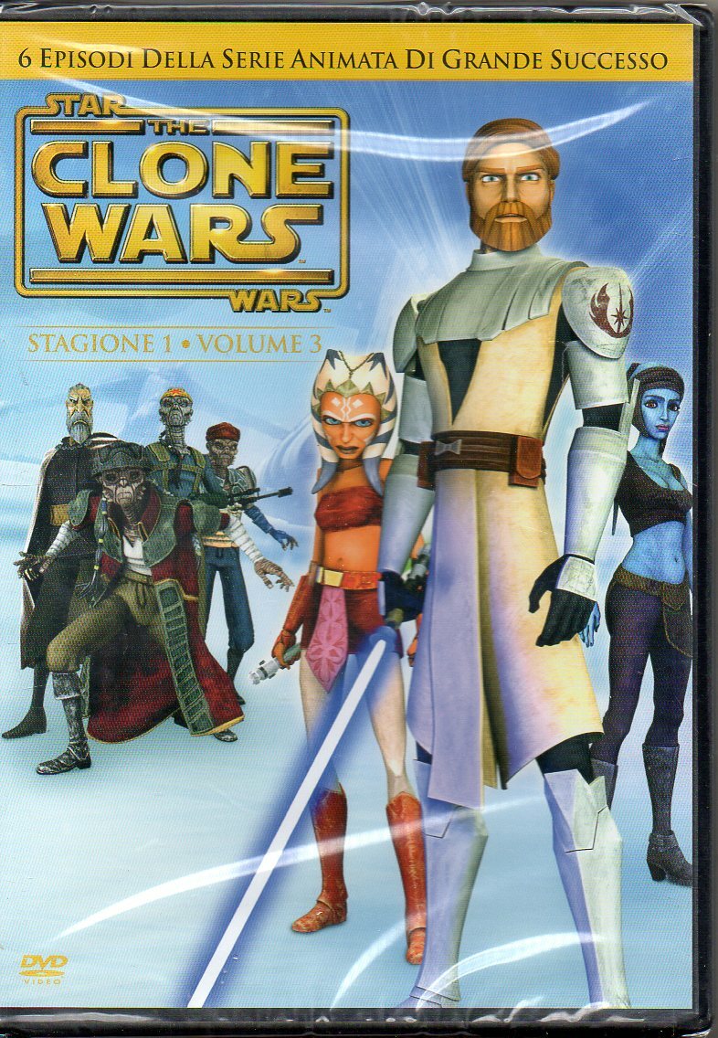 STAR WARS - THE CLONE WARS - STAGIONE 01 VOLUME 03 - DVD (NUOVO SIGILLATO)