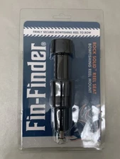 Fin-Finder Aluminum 5/16" Black Rock Solid Reel Seat Bowfishing Reel Mount 