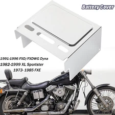Battery Box Cover For Harley 91-96 FXD/FXDWG Dyna 73- 85 FXE 82-99 XL Sportster