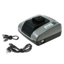 Ladegerät mit USB für Milwaukee 4933416345 C12-28 DCR 0-Version Netz/Akku-Radio