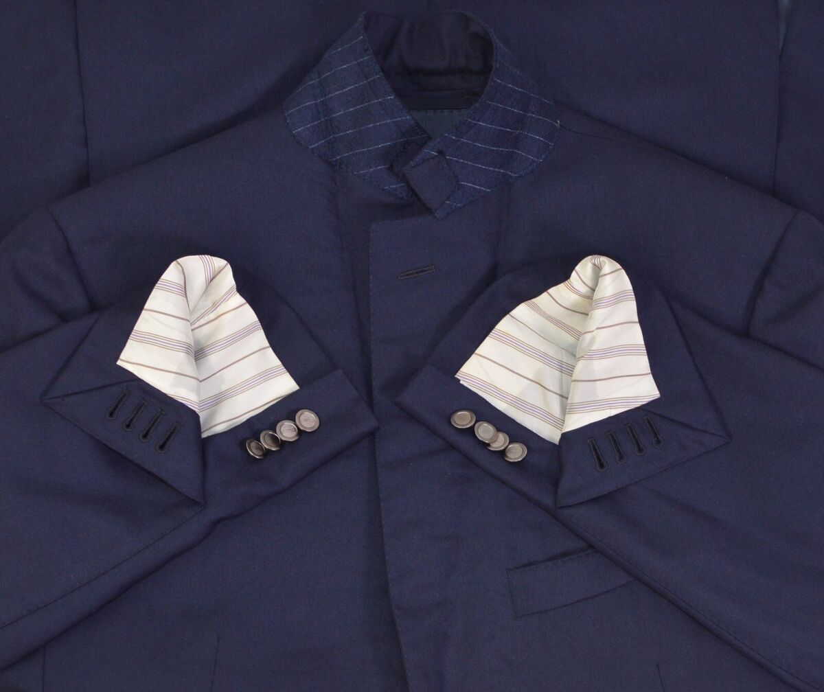 Men's Ermenegildo Zegna Su Misura Blazer 44US/UK 54IT Blue Men's Ermenegildo Zegna Su Misura Blazer 44US/UK 54IT Blue