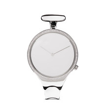 Image of Georg Jensen Vivianna Steel (Size Small) Watch with Diamonds 0.214 ct -Model 226