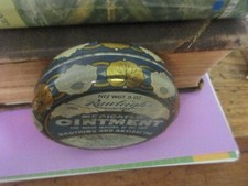 Old medicine tin RAWLEIGHS MEDICATED OINTMENT...