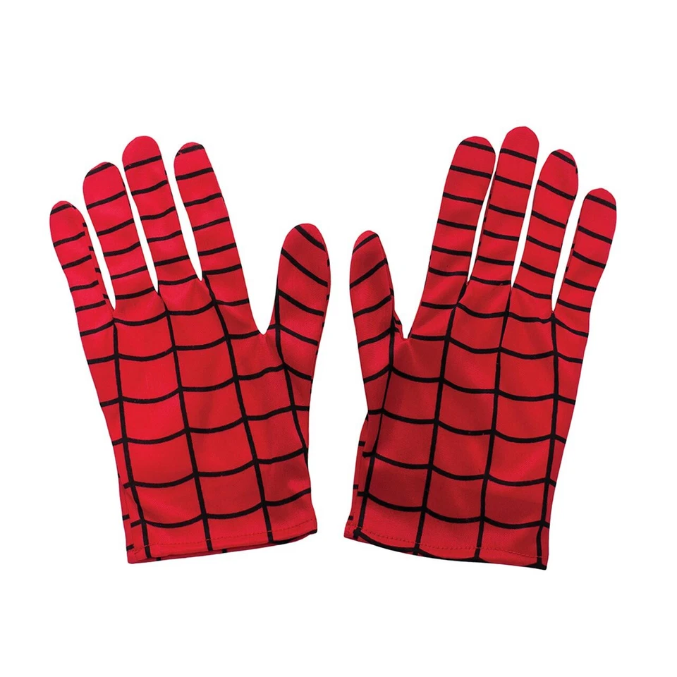 Spiderman Handschuhe Kinder Karneval Kostüm Zubehör Superhelden Fasching Spinne