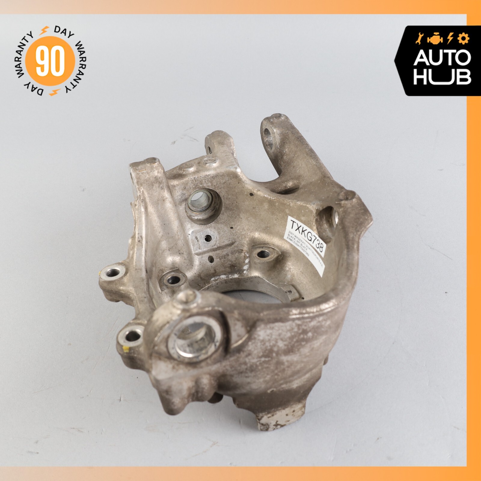 06-10 Maserati Quattroporte M139 Rear Left Side Spindle Knuckle Hub OEM 51k
