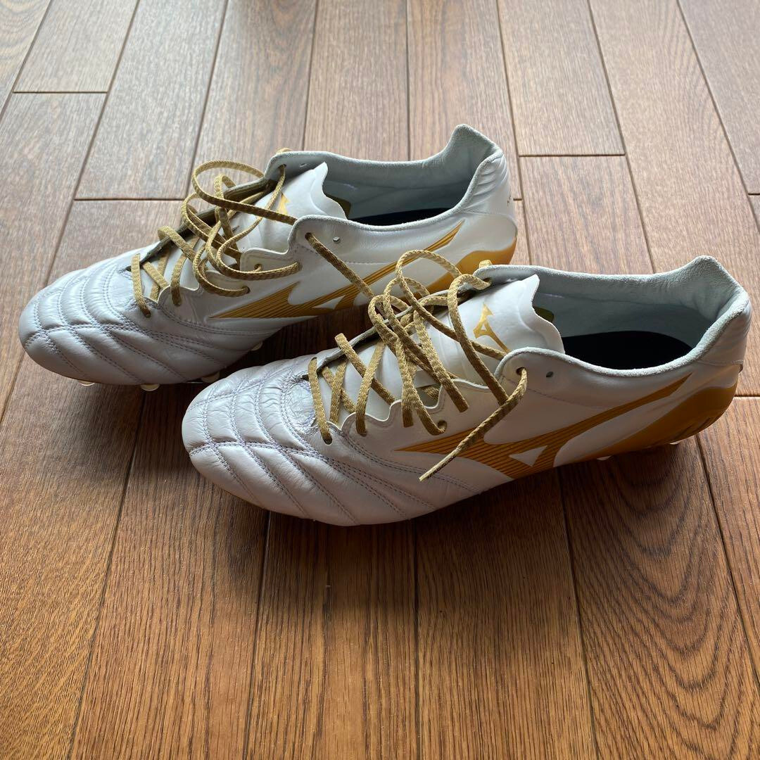 MIZUNO Soccer Cleats MONARCIDA NEO 2 ELITE P1GA232052 White x Gold Size