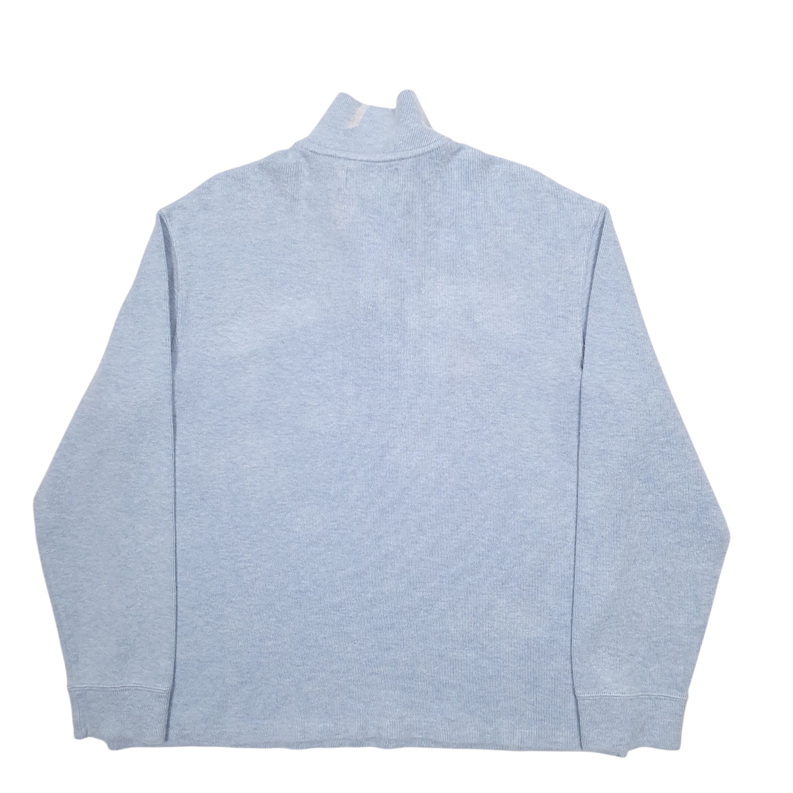 RALPH LAUREN 1/4 Quarter Zip Cotton Jumper Sweatshirt Mens L image 3