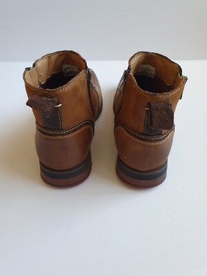 Steve Madden stylish brown leather ankle boots - Men display picture 3