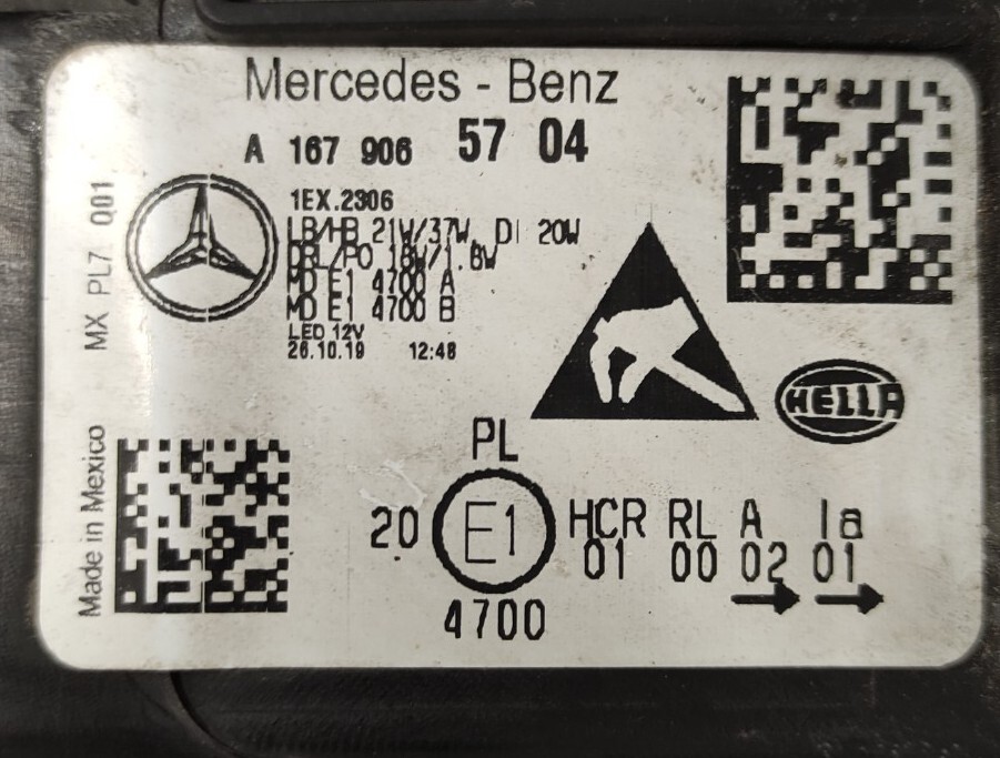 Mercedes-Benz GLE V167 LED Scheinwerfer links A1679065704 online  