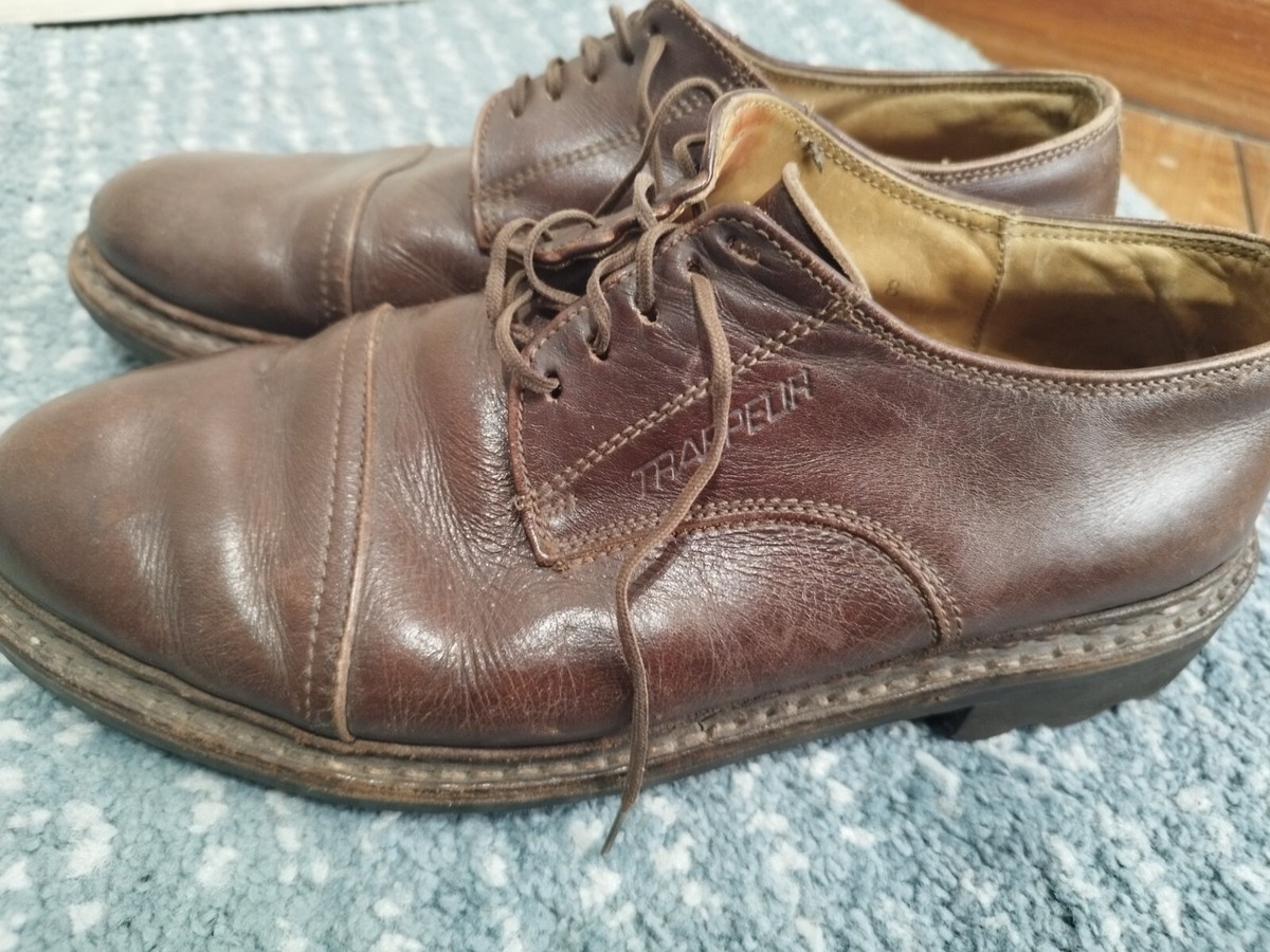 Derbies en Cuir Marron Trappeur Taille Fabrication Française
