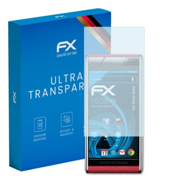 atFoliX 3x Displayschutzfolie für Vertu Aster Schutzfolie klar Folie
