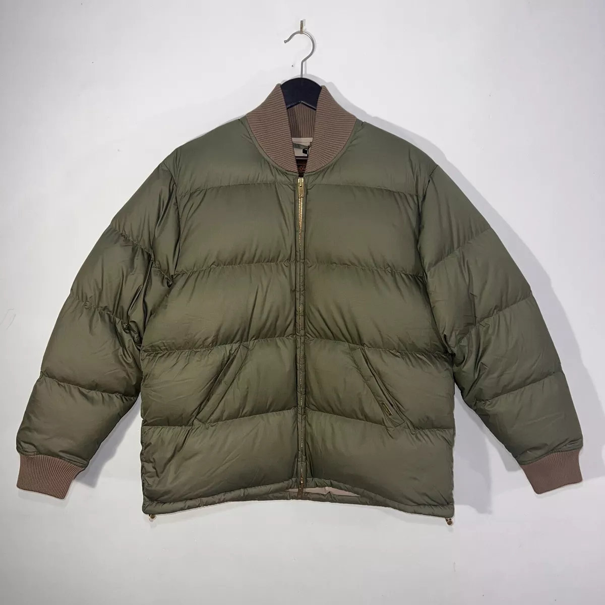 Eddie Bauer x JJJJound Down Jacket Olive Green Mens Large Brand New Puffer Down