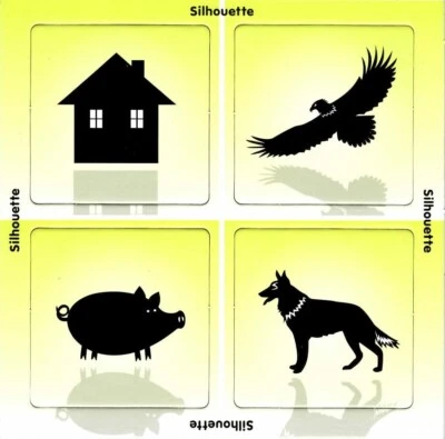 Shilhouette - 8 Promo Karten- NEU und OVP von NORIS - Bild 1 von 2