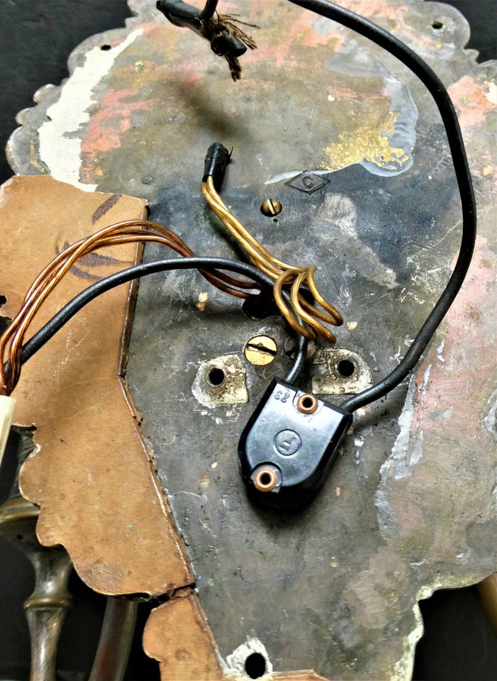 Pair.... Hurricane Shade 3Arm Sconces E F Caldwell & Co Early. Rewired