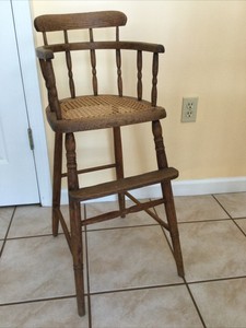 antique high chair