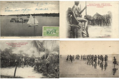 IVORY COAST COTE D'IVOIRE AFRICA 160 Vintage Postcards Mostly pre-1950 (L6680) - Picture 2 of 12
