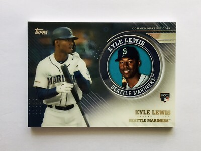 #ad 2020 Topps COMMEMORATIVE PLAYER MEDALLION COIN #TPM KL KYLE LEWIS Mariners $7.20