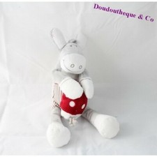 Peluche musicale âne Paquito NOUKIE'S Paquito et Lolita coccinelle 29 cm (CM)