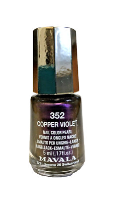 MAVALA 5 ml Nagellack Pearl Metallic Lack Copper Violet Kupfer Violett 352