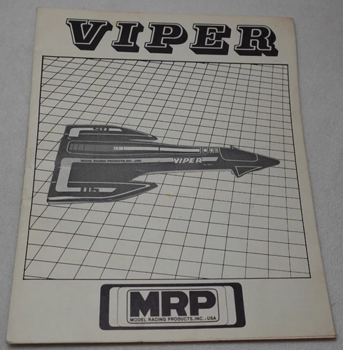 Viper MRP High Performance Electric Boat Vintage Original Instruction Manual