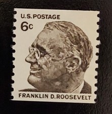 US Stamp # 1305  6 Cent Franklin D. Roosevelt Single  MNH OG 1966-81