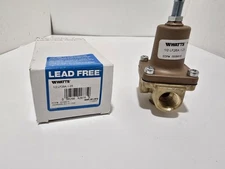 WATTS Pressure Regulator: LF26A, Lead Free Brass, 1/2" Inlet , 1/2" Outlet