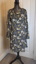 Joe Browns Floral Dandilion Knee Length Summer Dress Size 10