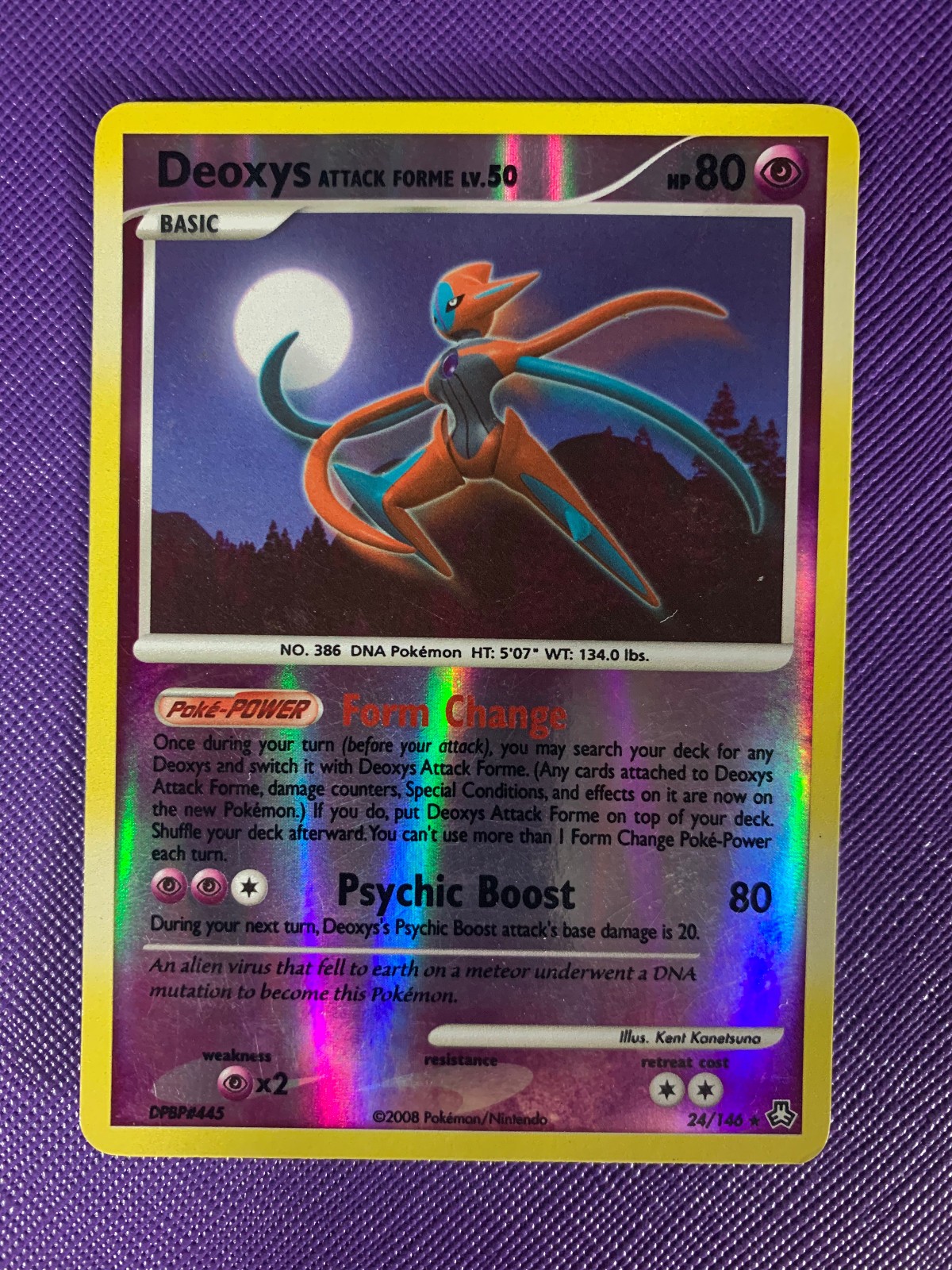 Pokemon Card Deoxys Attack Forme 24/146 Reverse Holo Legends Awakened LP