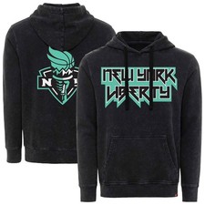 Unisex Sportiqe Black New York Liberty Rock & Roll Collection Jimi Mineral Wash