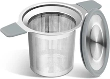 Tea Infuser Strainers, Stainless Steel Loose Leaf Tea Strainer Stepper with Heat