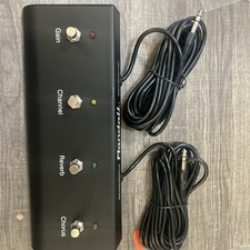 Randall 4 Button Amplifier Pedal  Gain Channel Reverb Chorus 2 stereo cords
