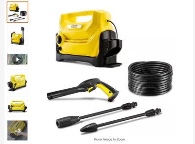 Kärcher K 2 Entry - 1600 PSI Portable Electric Power Pressure Washer with Var...