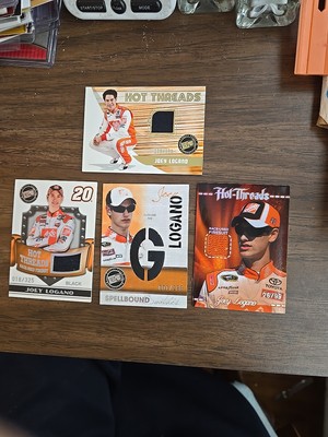 (4) JERRY LOGANO MEMORABILIA CARDS DESCRIBED BELOW ALL #ed Mint