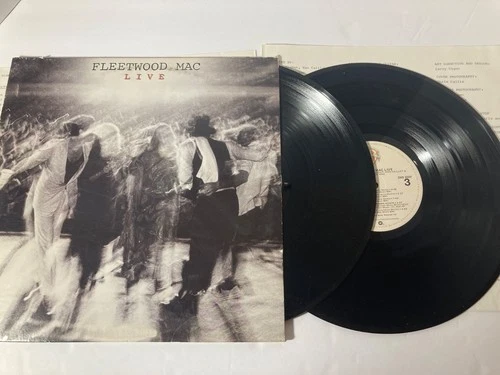 Fleetwood Mac "Live" 2 LP Set 1980 1st Press 2WB-3500 Tusk Tour 1979-1980 EX