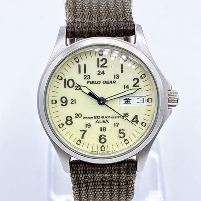 Seiko Alba V743-8000 Field Gear Quartz Watch