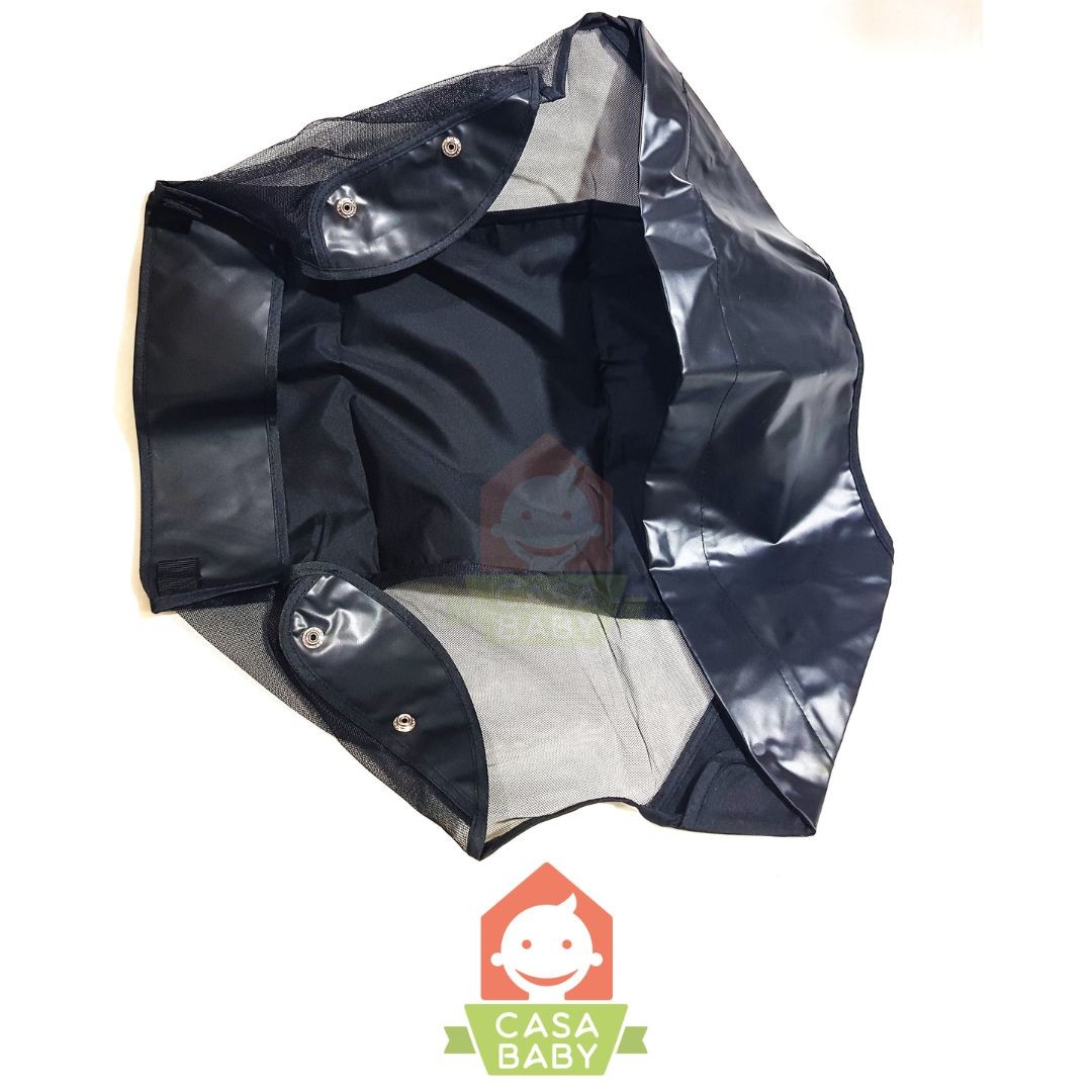Cestino Passeggino Cam Portaoggeti Fluido Easy Grigio Scuro Ricambio Originale foto 3