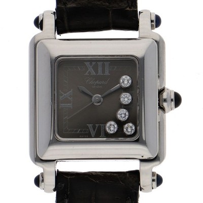 Chopard 27/8892-23 Happy Sport 5P Diamond gray Dial Quartz Stainless Steel