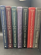 A Series of Unfortunate Events By Lemony Snicket 1-7 First Edition Hardcover Lot