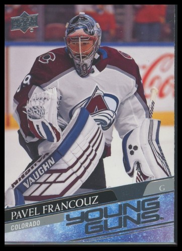 2020-21 Upper Deck Young Guns Pavel Francouz #249 rookie card