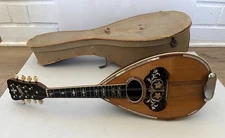 Vintage Antique 8 String  Montgomery Ward Chicago Mandolin Bowl Back  SEE PHOTOS