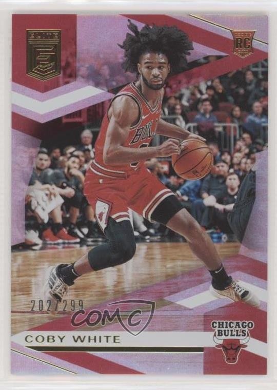2019-20 Donruss Elite Rookies 202/299 Coby White #120 Rookie RC 0hm